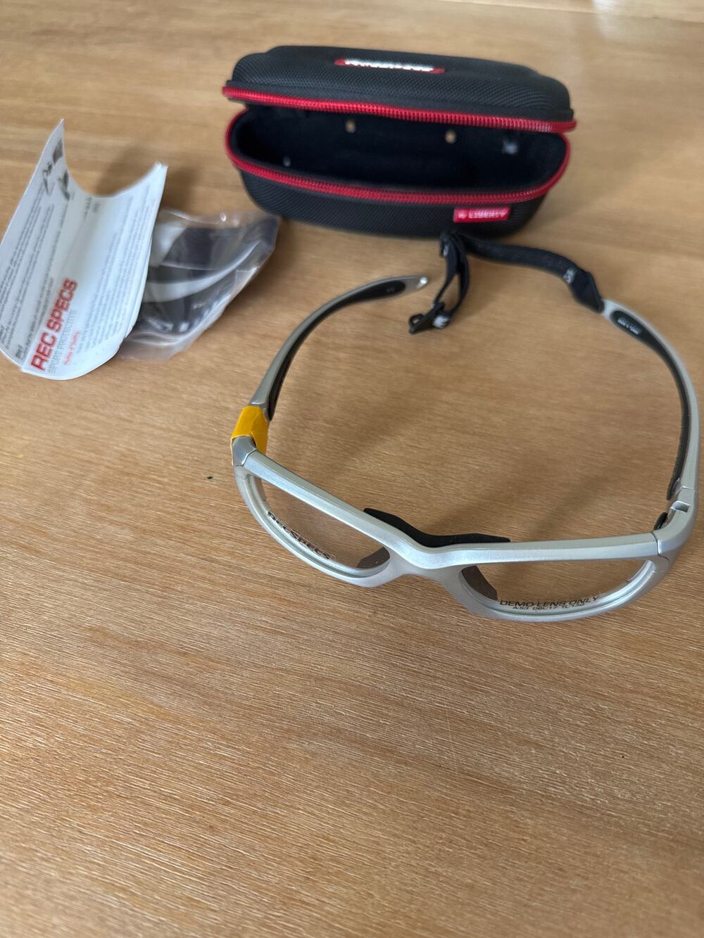 Recspecs By Liberty Max 30 New Frames with case Plated Silver Gray